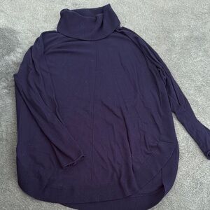 Cozy Navy Turtleneck Sweater